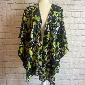 Chico’s Women’s Art To Wear Sequin Contemporary Artsy Colorful Shawl One Size